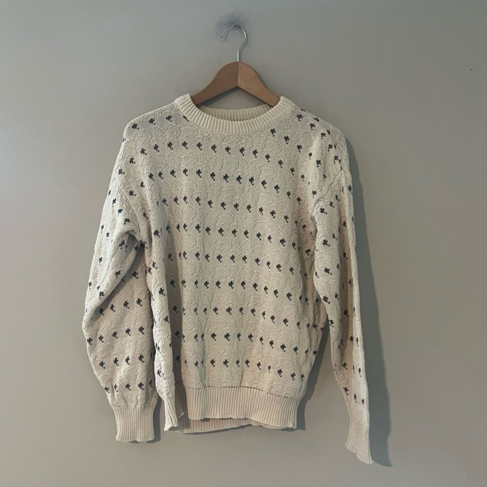 Vintage sweater Alps sweater Fine Apparel Medium cottagecore cotton 1990s‎ Y2K